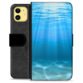 iPhone 11 Premium Flip Cover med Pung - Hav