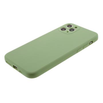 iPhone 11 Pro Anti-Fingeraftryk Mat TPU Cover - Lysegrøn