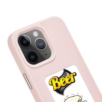 iPhone 11 Pro Max InkZone DIY E-Ink NFC-etui - Pink