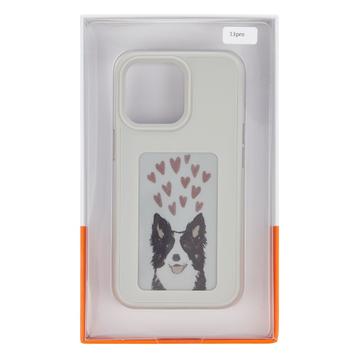 iPhone 11 Pro Max InkZone DIY E-Ink NFC-etui - Pink
