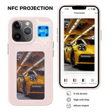 iPhone 11 Pro Max InkZone DIY E-Ink NFC-etui - Pink