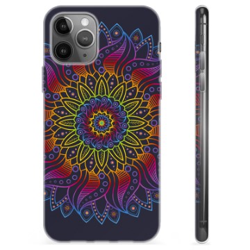 iPhone 11 Pro Max TPU Cover - Farverig Mandala