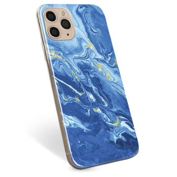 iPhone 11 Pro Max TPU Cover - Farverig Marmor