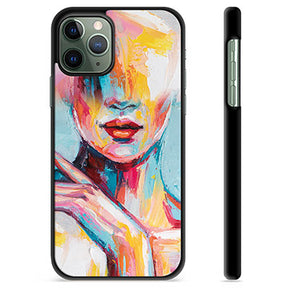 iPhone 11 Pro Beskyttende Cover - Abstrakt Portræt