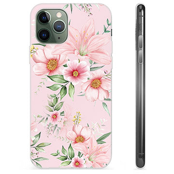 iPhone 11 Pro TPU Cover - Vandfarveblomster