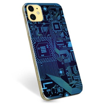 iPhone 11 TPU Cover - Kredsløbsplade