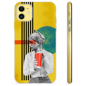 iPhone 11 TPU Cover - Retro Kunst