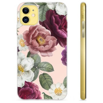 iPhone 11 TPU Cover - Romantiske Blomster
