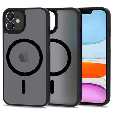 iPhone 11 Tech-Protect Magmat Cover - MagSafe Kompatibel - Frostet Sort