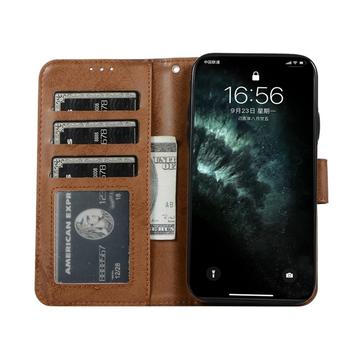 iPhone 11 Vintage 2-i-1 Etui M. Aftageligt Cover - brun