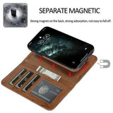 iPhone 11 Vintage 2-i-1 Etui M. Aftageligt Cover - brun