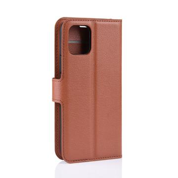 iPhone 11 Pung Taske med Magnetisk Lukning - Brun