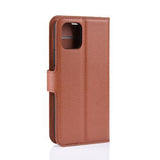 iPhone 11 Pung Taske med Magnetisk Lukning - Brun