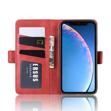 iPhone 11 Pung Taske med Magnetisk Lukning - Rød