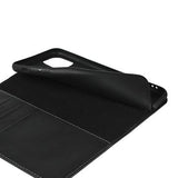 iPhone 11 Læderpung med Stativ - Sort
