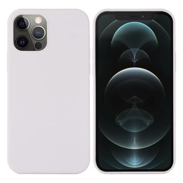 iPhone 12/12 Pro Liquid Silikone Cover - MagSafe Kompatibel - Hvid