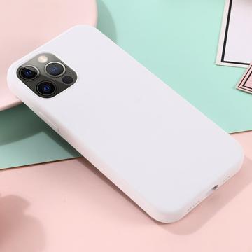 iPhone 12/12 Pro Liquid Silikone Cover - MagSafe Kompatibel - Hvid