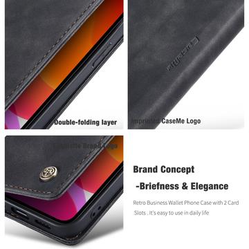 iPhone 12/12 Pro Caseme 013 Series Pung - Sort
