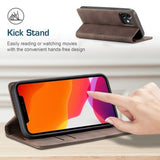 iPhone 12/12 Pro Caseme 013 Series Pung - Kaffe