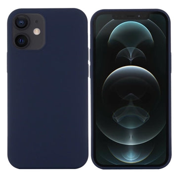 iPhone 12 Mini Liquid Silikone Cover - MagSafe Kompatibel - Mørkeblå