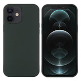 iPhone 12 Mini Liquid Silikone Cover - MagSafe Kompatibel - Mørkegrøn