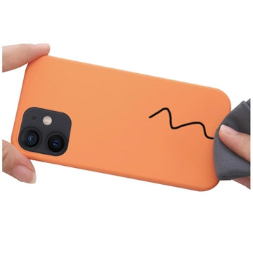 iPhone 12 Mini Liquid Silikone Cover - MagSafe Kompatibel - Orange