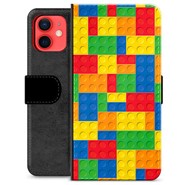 iPhone 12 mini Premium Flip Cover med Pung - Klodser