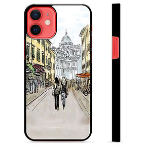 iPhone 12 mini Beskyttende Cover - Italiensk Gade