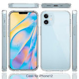 iPhone 12 Mini Ridsefast Hybrid Cover - Gennemsigtig