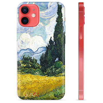 iPhone 12 mini TPU Cover - Cypres Træer