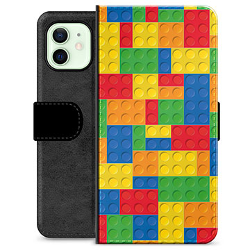 iPhone 12 Premium Flip Cover med Pung - Klodser