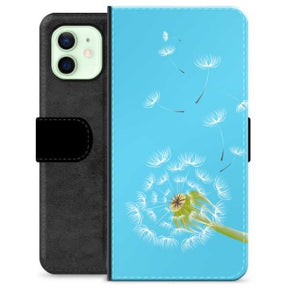 iPhone 12 Premium Flip Cover med Pung - Mælkebøtte