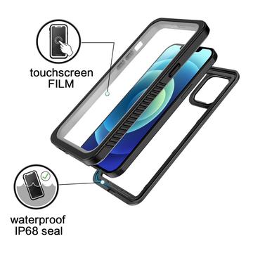 iPhone 12 Pro Active Series IP68 Vandtæt Taske - Sort