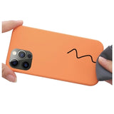 iPhone 12/12 Pro Liquid Silikone Cover - MagSafe Kompatibel - Orange