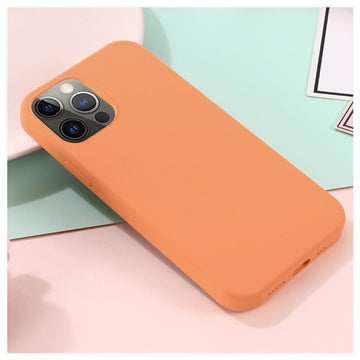 iPhone 12/12 Pro Liquid Silikone Cover - MagSafe Kompatibel - Orange