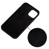 iPhone 12 Pro Max Liquid Silicone Cover - Sort
