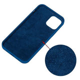 iPhone 12 Pro Max Liquid Silicone Cover - Mørkeblå