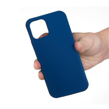 iPhone 12 Pro Max Liquid Silicone Cover - Mørkeblå