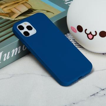 iPhone 12 Pro Max Liquid Silicone Cover - Mørkeblå