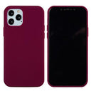 iPhone 12 Pro Max Liquid Silicone Cover - Mørk lilla