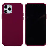 iPhone 12 Pro Max Liquid Silicone Cover - Mørk lilla
