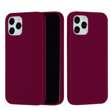 iPhone 12 Pro Max Liquid Silicone Cover - Mørk lilla