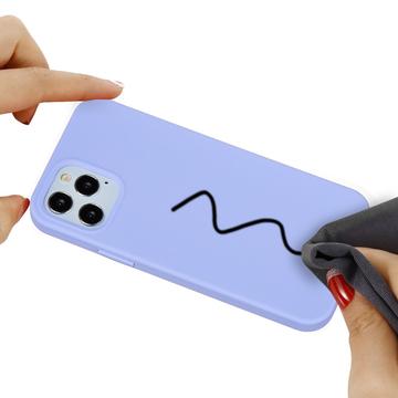 iPhone 12 Pro Max Liquid Silicone Cover - Lilla