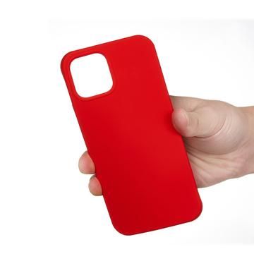 iPhone 12 Pro Max Liquid Silicone Cover - Rød