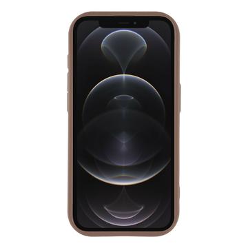 iPhone 12 Pro Stilfuldt stødsikkert TPU cover med forhøjede kanter - Brun / Sløjfe