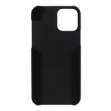 iPhone 12 Gummibelagt Plastik Cover - Sort