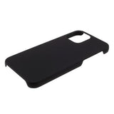 iPhone 12 Gummibelagt Plastik Cover - Sort