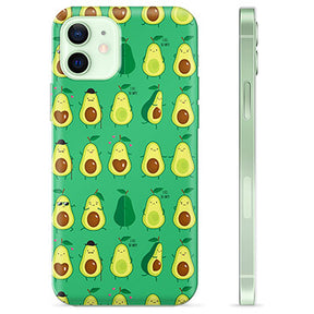 iPhone 12 TPU Cover - Avocadomønster