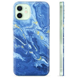 iPhone 12 TPU Cover - Farverig Marmor