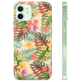 iPhone 12 TPU Cover - Lyserøde Blomster